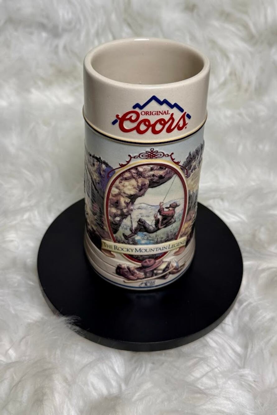 Coors Brewing Company Golden, CO Rocky Mountain Legend Series Stein 1994 - 59733